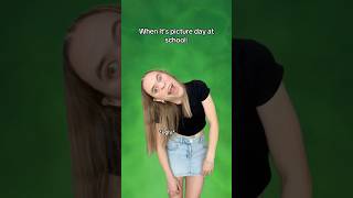 When it's picture day at school #comedy #pov #skit #relatable