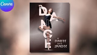 Creative Typography Poster Design in Canva | Social Media Design Hack