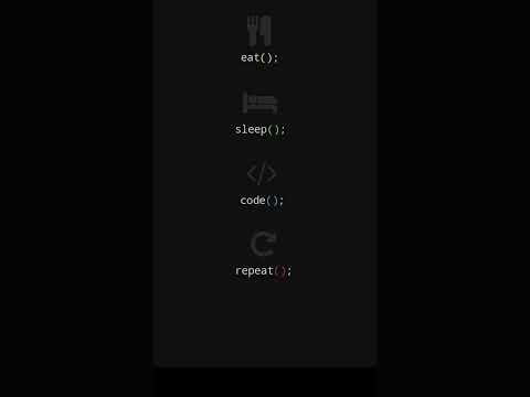 Eat, Sleep, Code, Repeat – The Life of a Programmer!#Coding #Developer #ProgrammingLife