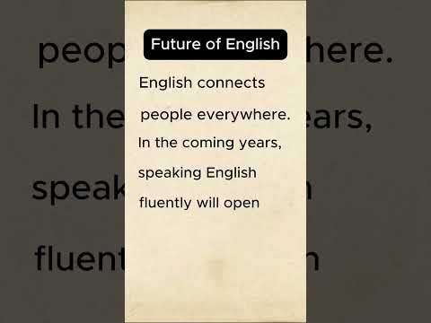 The Future of English | Why You Should Learn English Today  #english #learning #shorts