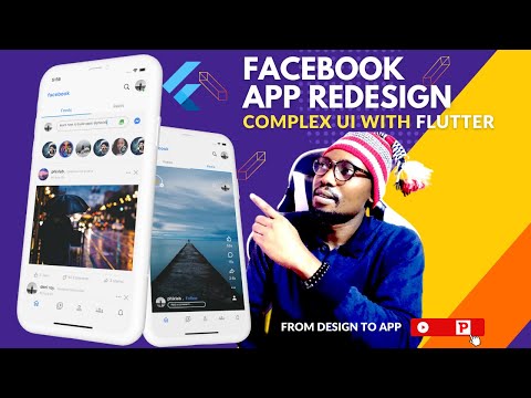 #Flutter | Build the facebook app with Flutter  | Complex #UI made easy