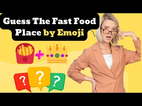 🍔🍟 Guess The Fast Food Place by Emoji Challenge! Can You Decode the Delicious Clues 🌮🍕