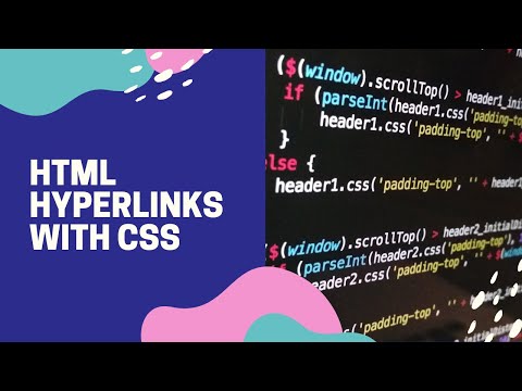 HTML Hyperlinks with CSS