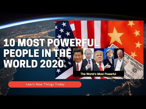 10 Most Powerful People in the World 2020 #topoftheworld