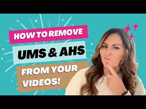How to Remove Filler Words (the Ums & Ahs) from Your Video in 1 Minute using Descript (2023)