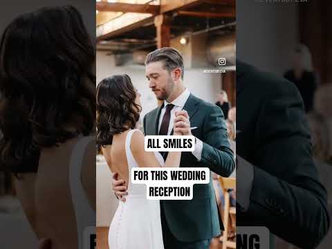 All smiles for this wedding reception! #weddingshorts #shorts #weddingtips #weddingdecor #shoegame