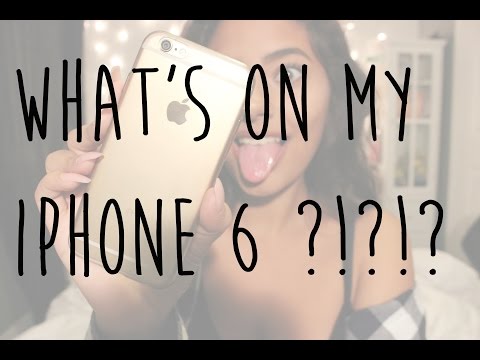 Whats On My iPhone 6 ?!?!♡