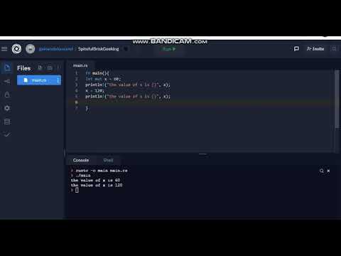 #3 Variables in Rust