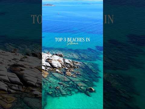 ☀️ 🇬🇷 Fly above the serene beauty of Sithonia's 🔝 3 beaches 💙