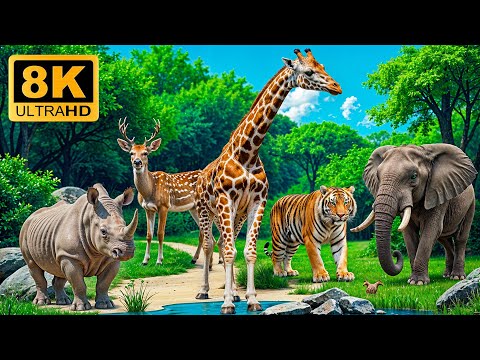 Hidden Creature Harmony 8K ULTRA HD 🐾 Quiet wildlife captured with soft piano for inner peace