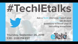 #TechIEtalks Recap Sept 2019