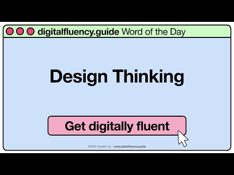 Design Thinking | digitalfluency.guide Word of the Day
