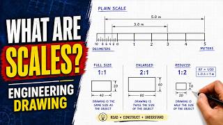 What is a Scale of a drawing | Theory of Scales in Engineering Drawing | 6.0