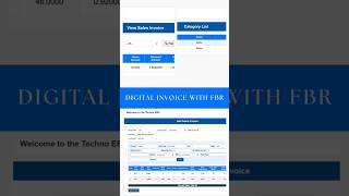 FBR Pos API Integration|Digital Invoice System With FBR Pos API integration