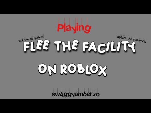 Playing FLEE the FACILITY on Roblox! ♡ | SW4GGYAMBERXO