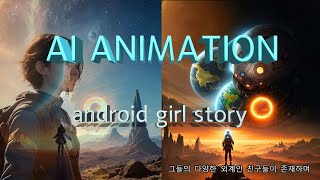 AI Animation android SoMin-1's story with Seren Solaris
