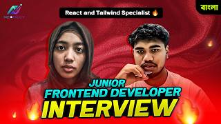 Junior Frontend Developer Interview | React & Tailwind CSS Specialist | Jannatul Ferdouse Chaitey