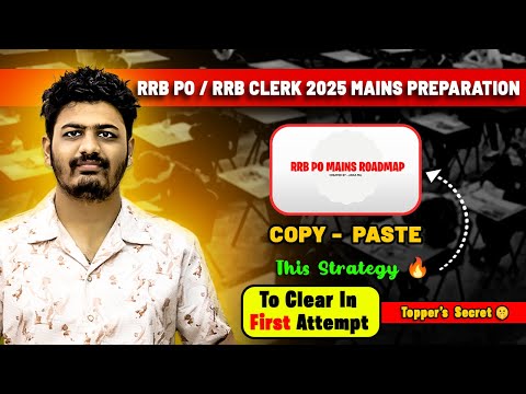 IBPS RRB PO Mains 2025  Strategy 🔥🥇 | Strategy / Sorces by Arka Pal