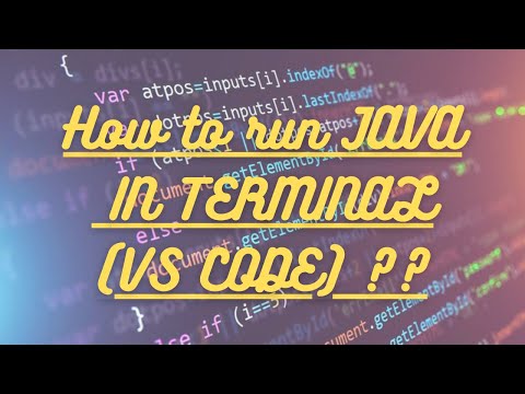 How to Run Java in Terminal using VS code ?? #JAVA#TERMINAL#VSCODE
