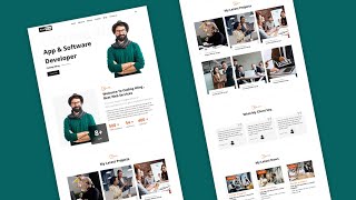 Personal Portfolio Website Template in HTML & CSS – Modern & Responsive