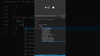 Create a Like Button Animation Like YouTube with Pure HTML & CSS | CodeGuy #shots #trending #htmlcss
