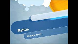 Math Video Tutorial: Ratios: Video 1