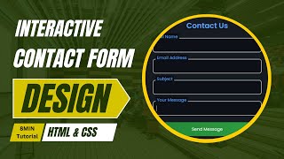 Create Interactive Forms That Boost User Engagement | HTML CSS Forms!