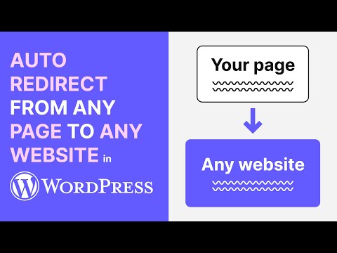 Automatically Redirect From Any Page to Any Website / Domain in WordPress Without Any Plugins