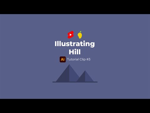 Illustrating hill 🗻 | LandScape Tut.3/4 | Komanga #shorts