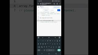 Array iteration - foreach() #education#course #javascript#programs#shortvideo#shorts#short#interview