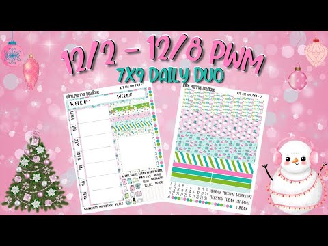 Daily Duo Plan With me - 7x9 Erin Condren