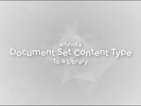 8. Document Sets