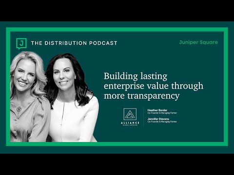 #8: Building Lasting Enterprise Value - Heather Border & Jennifer Stevens - Alliance Global Advisors