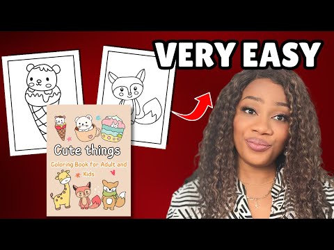 How to Make a Coloring Book that Sells ( $5000 per Month ) / No A.I or Graphic Design Skills Needed