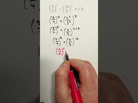 Find x...  #maths #equation #solutions #ukmaths #mathematics #indices