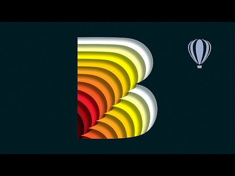 B logo design in coreldraw | coreldraw logo design | corel draw tutorials | GRAPHICSLANCE