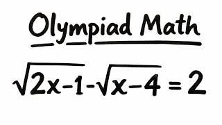 Olympiad Math Challenge | Tricky Radical Question 🤯