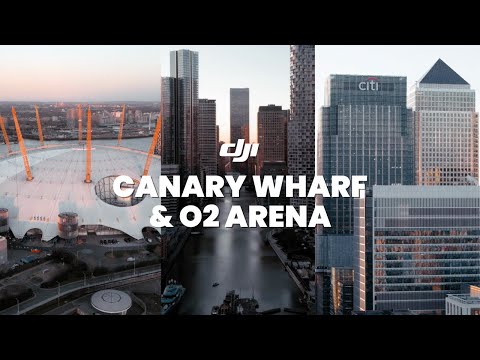 Canary Wharf & The O2 From Above at Sunset… London Like You’ve Never Seen It