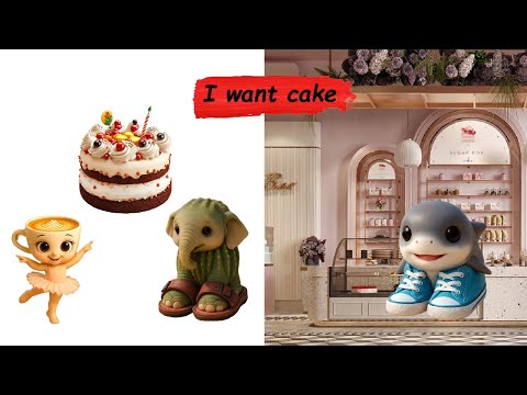 Baby Tralalero Tralala meme cake 🎂🍰😋