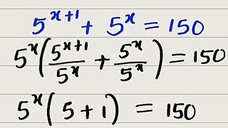 Solving an Exponential Equation without talking