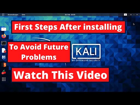 First Steps After Installing Kali Linux | Kali Linux Install Karne bad sbse pehle ye kare