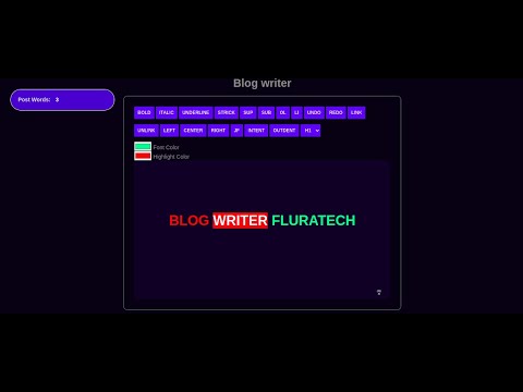 Rich Text Editor  with Source Code|| HTML, CSS, JavaScript Tutorial