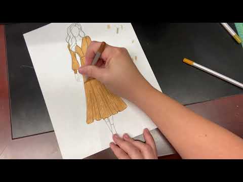 Coloring and Shading in Fashion Design Part 1