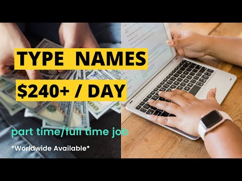 How To Make $240 Per Day By  Easy Typing Jobs Online | No Experience Required (Make Money Online)