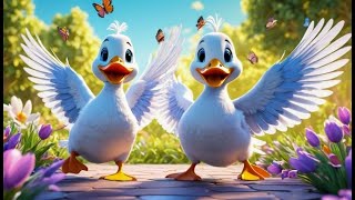 Two Little Ducks Learn to Spell | Spelling Song for Kids | Learn Words with Ducks