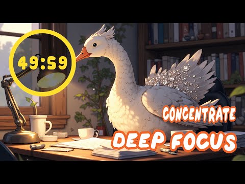 📢 Study & Work with AI Focus Music | Stay Productive | Pomodoro 50/10