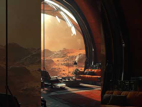 Futuristic Interior Design: Living on Mars #martianlandscape