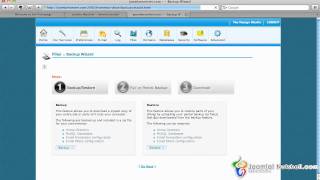 cPanel Backup - Joomla Nutshell 1.5 Tutorial