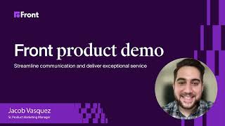 Front Product Demo