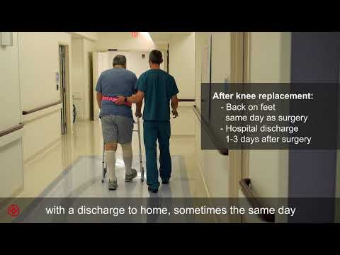 What should I know about knee replacement?